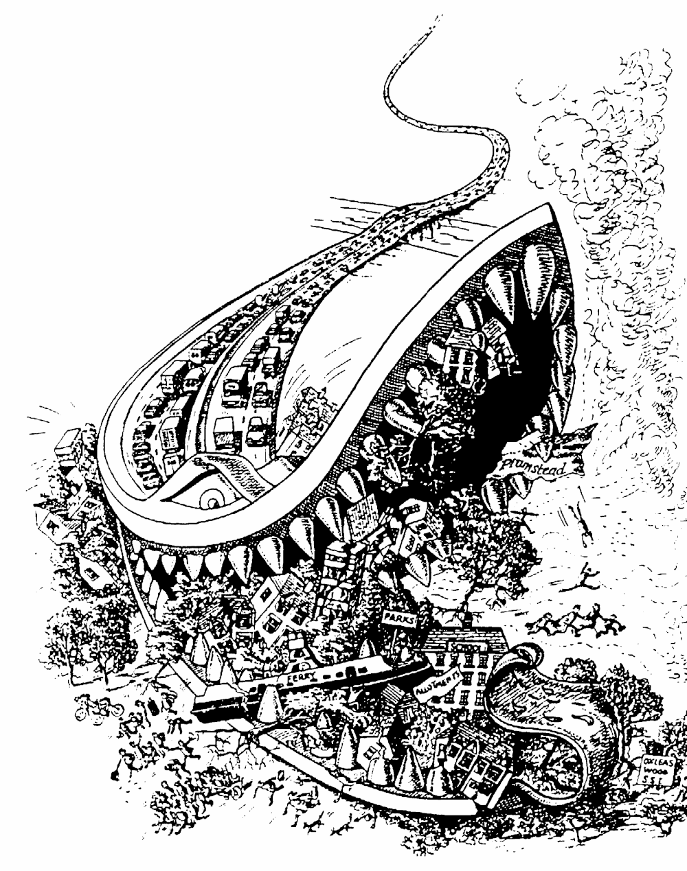 Voracious car culture killing the world.