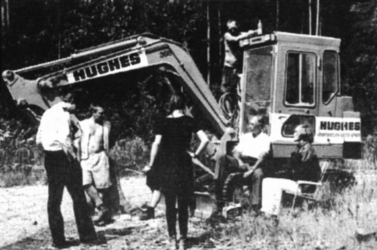 Build-up to the Newbury Bypass road protest