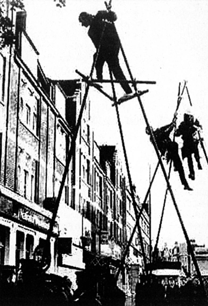 Tripods at a Reclaim The Streets